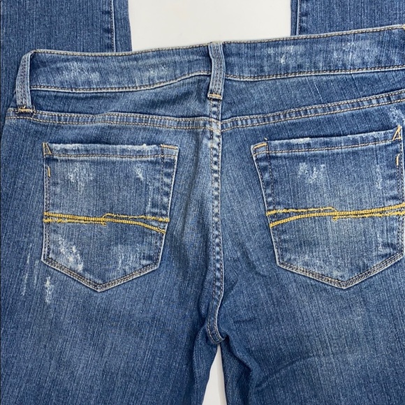 21 denim distressed destroyed skinny jeans… - Picture 4 of 8